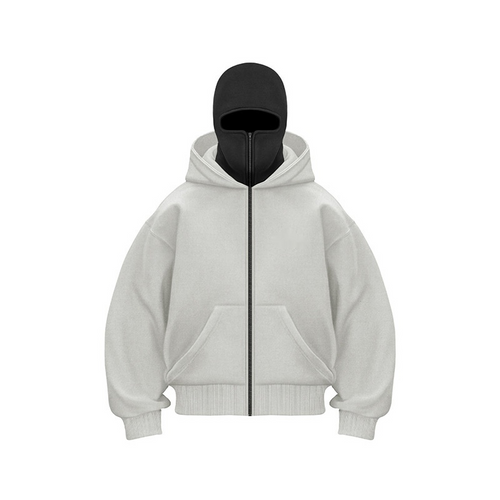 Double Hood Fleece-Lined Sweater